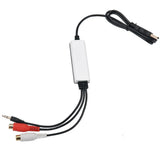 USB 2.0 Audio Capture Card Recorder Vinyl Turntable LP Cassette To CD / MP3 WMA WAV OGG Converter Edit Audio to MP3 Format to PC