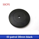 50Pcs Waterproof Patrol Point 30Mm 125KHZ RFID IC Tag Token With Adhesive Backing For Guard Tour System NFC Checkpoint