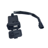 Motorcycle USB Fast Socket With 12V Power Supply Adapter For Spring Wind 675SR-R Waterproof Cover