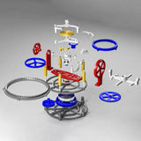 3D Printed Three-Axis Tourbillon Model – PET Material, Mechanical Escapement Movement, 120x120mm