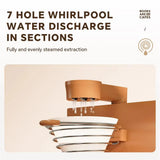 Book Shaped Electric Pour over Coffee Machine 300ml Foldable Detachable 7 Holes Drip Coffee Maker for Home Travel Office