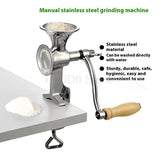 Hand Crank Coffee Bean Grinder Manual Stainless Steel Fixed Pepper Grinder Multifunctional Spice Grinding Machine Easy To Clean