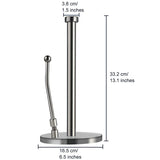 Stainless Steel Kitchen Paper Towel Rack Roll Paper Shelf Napkin Holder Creative Vertical Cling Film Holder Tissue Organizer