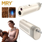 MRY Neck-Hanging Pet Dryer Hands-Free 360 Adjustable Low Noise Adjustable Temperature Ultra-Light Pet Hair Dryer For Cats Dogs