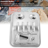 Chainsaw Exhaust Muffler Chainsaw Exhaust Muffler Replacement Chain Saw Accessories Fit for  435/435E/440/445/445E/450