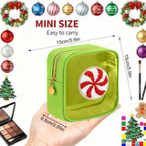 New Pack of 6/12 Holiday Themed Organizers Bags Measuring 5.91x2.55x5.91inches Great for Stocking Stuffers and Gifts