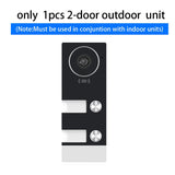 2/3/4 Multifamily 1080P TUYA WiFi Video Doorphone Building 7/10 Inch Monitor Family Apartment doorbell System Multi option DIY