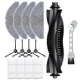 Replacement Main Brush, Side Brush, Filter And Mop Cloth Kit For Lubluelu B40 And B40 Plus Robot Vacuum Cleaner