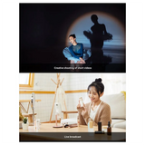 Photography Spotlight Tube Photographic Lamp Fresnel Lens 5 Times Brighter Optical Zoom For Art Modeling & Photography