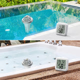 Pool Thermometer Floating Easy Read Digital Swimming Pool Thermometer Wireless Water Temperature Gauge with Indoor Thermometers