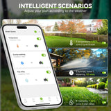 WiFi Water Timer 4 Zones Automatic Irrigation Timer Rain Delay Manual Watering Garden Lawn Faucet Watering Systems Controller