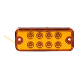 6Pcs 12V 8LED Side Marker Lights Clearance Lamp Waterproof for Car Truck Trailer SUV RV Boat Universal Warning Light