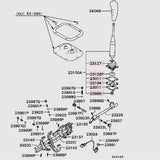 M/T Gearshift Level Assy for Mitsubishi PAJERO MONTERO II 2Nd V31 V32 V33 V43 MR110456 MR567088 Transmission Case