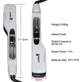 Black Titanium Tourmaline Steam Hair Straightener – Professional Fast Steamer & Flat Iron, Non-Damaging for All Hair Types