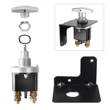 A42P-12V Battery Switch Heavy Duty Battery Circuit Cutter Disconnecter Isolator with Keyhole for RV Camperize A