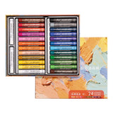 Gifts 24/36/48 Colors Artist Soft Oil Pastel Set Professional Safety Painting Crayons Oil Painting Stick Art Supply