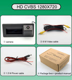 AHD 1080P 170° Trunk Handle HD CVBS Rear View Camera For VW Tiguan Touran L Touareg /Skoda Octavia A7 Rapid Yeti A3 A4 B8 B9 A4L
