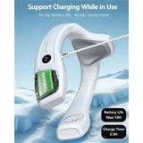 2 In 1 Cooling Plate Neck Fan, Powered By 5200Mah Battery, Neck Air Conditioner Fans For Outdoor, Indoor, And Travel Use