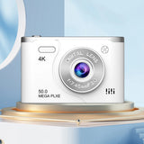 Digital Camera Dual Lens Portable Compact Camera 2.4inch LCD Photography Camera with Fill Light Photo Video Camera for Kids