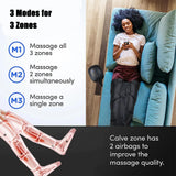 Air Compression Leg Massager Rechargeable Foot Calf Massage Boots For Relaxation Muscle Pain Relief Promote Blood Circulation
