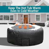 New Lightweight Easy On Secures Heat In Hot Tubs Protective