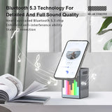 6 in 1 Magnetic Multi-function Wireless Charger with Bluetooth Speaker Alarm Clock for Iphone 14 15 16Pro Max for Airpods Iwatch