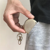 20pcs Stainless Steel Portable Pocket Ashtray with Keychain
