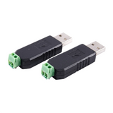 6X PC USB To RS485 RS485 Interface Converter Serial Adapter Compatible + PLC