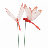 100pcs Dragonflies Stakes Garden Dragonflies Ornaments for Indoor Outdoor Yard Home Patio Decoration