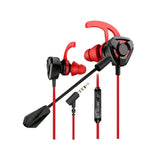 Fashion Gaming Headset With Microphone Pluggable In-ear Mobile Phone Computer Wired Headset for Games Sports Driving
