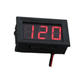 Digital DC Ammeter 0-10A with Fine Adjustment - LED Display Current Meter with Protective Housing for Precise Measurement