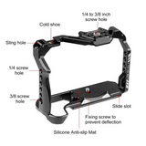 E-Easy To Use-1 PCS Video Camera Cage Parts Accessories For Canon EOS R10 Camera Aluminum Alloy Stabilizer Rig Cage