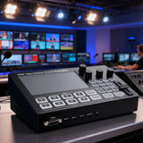 1080p 4 Ports HDMI Video Switcher with Screen Mic Line in Audio Mixing PIP for PC Camera Live Streaming Video Capture Recording
