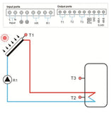 SR208C Solar Thermal Heating Controller for Temp Difference Circulating Split Solar Water Heater System