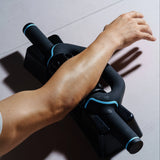 Roller Massager with Percussion Gun Function Cordless Deep Tissue Muscle Recovery Electric Body Massager Handsfree Base Pain