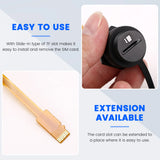 ADEGBO-Improved For Micro-sd Card IP67 Extension Cable for Cabinet Chassis Case