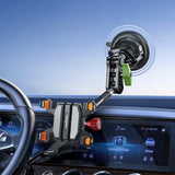 Five Claw Metal Vacuum Adsorption Car Phone Holder Bracket for Off-road Vehicles Sturdy Stable for 6.1-7.2 Inch Phones