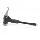 Car 2‑In‑1 Tire Inflator Hose Adapter Air Chuck Rubber Extension Tube Auto Accessories for American French Tire Valve