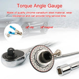1/2inch 12.5mm Drive Torque Angle Gauge 360° Adjustable Torsiometer Meter Professional Measure Tool Wrench Accessories