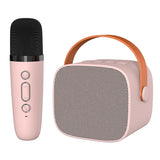 Mini Karaoke Machine for Kids Portable Speaker With 1-2 Wireless Microphone for Home KTV Birthday Party Holiday Gifts