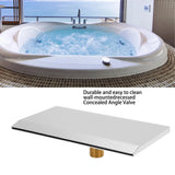 Waterfall Tub Spout G1/2 External Thread SPA Bathroom Pool Swimming Pool Silver Wall Mounted Waterfall Water Outlet Nozzle