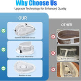 Lint Filter and Cover Assembly W10828351 for Whirlpool Kenmore Dryer Lint Trap with Stainless Steel Mesh Easy Clean