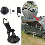 4Pcs Universal Car Suction Cup Anchor Securing Hook Tie Down Camping Tarp As Car Side Awning Outdoor Motorhomes Vans Accessories