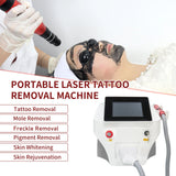New Portable ND YAG Picosecond Laser Tattoo Freckle Removal Machine Noninvasive 532/1064/755nm Skin Rejuvenation Carbon Peeling