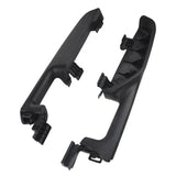Front Door Armrest Handle Base Plate Covers(Black) 1 Pair 15703701 15703702 For Chevy Suburban Tahoe GMC Yukon 1999- 2006
