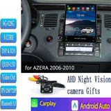 Tesla Type Android 14 For Hyundai AZERA 2006 2007 2008 2009 2010 Car Radio Multimedia Player Navigation GPS DSP BT 5.0 Carplay