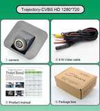 Golden-FishEye CVBS Rear View Camera For Geely Atlas 2017~2020/Emgrand X7 Sport 2016~2022 Original Reserved Hole HD NIght Vision