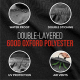 Compact Utility Tractor Cover Waterproof Heavy Duty UV Resistant Cowling Cover