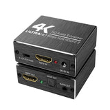 4K 60Hz Optical TOSLINK SPDIF 3.5mm Stereo Audio HDMI-Compatible Extractor Converter Audio Splitter Adapter HDR