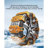 Car Anti-skid Chains Off-road SUV Pickup Trucks General Snow Mud Thick Iron Chains Tires Anti-skid Chains